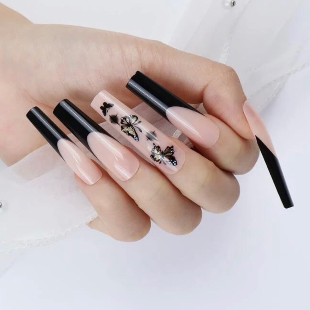 Long Square Shaped Press-On Nails